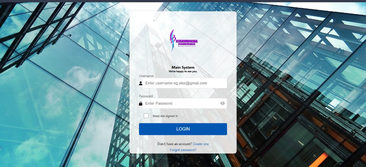 Policy Admin Section